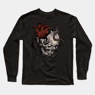 Skull Heart Long Sleeve T-Shirt